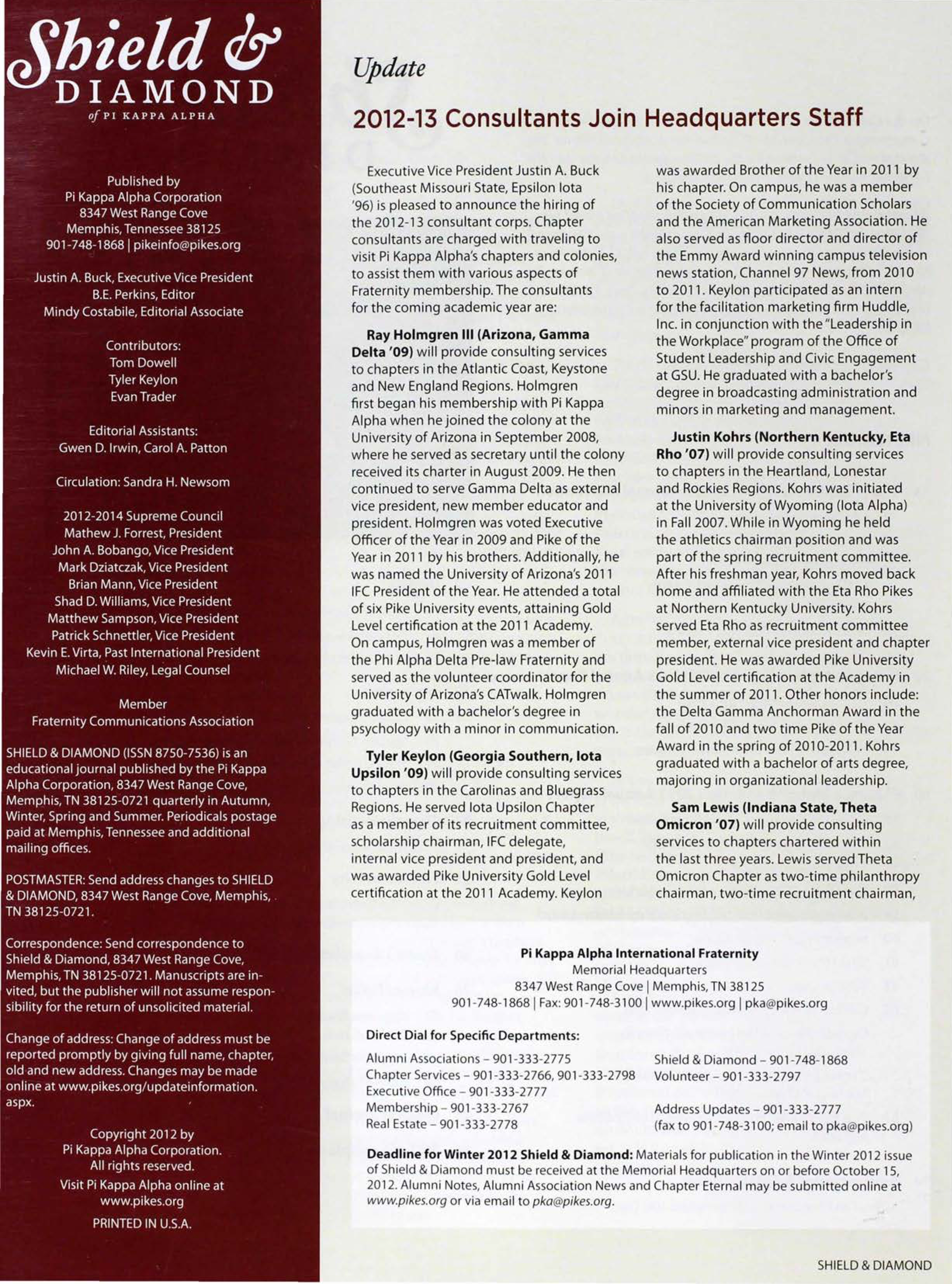 Pi Kappa Alpha International Fraternity